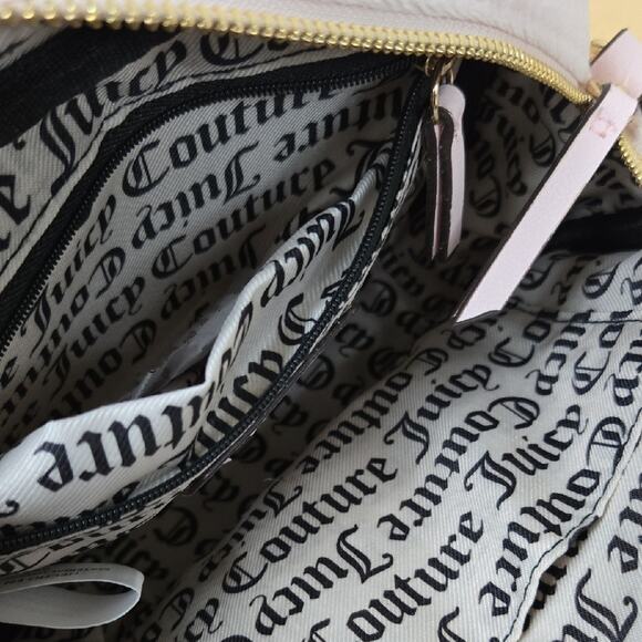 Juicy Couture Blush Velour Rhinestone Obsession Crossbody Bag – NWOT - Picture 4 of 10